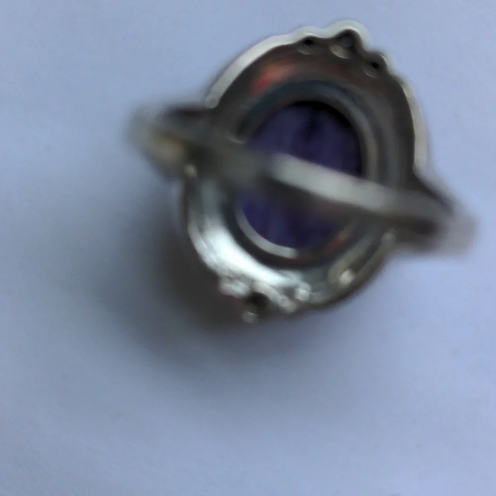 New Chariote sterling silver ring. Size 7.  Handcrafted, Gold accents.  gift box
